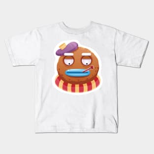 Christmas Sticker, Ginger Man Sticker Kids T-Shirt